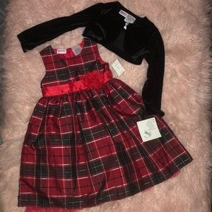 Red, 2-piece Blueberi Boulevard Holiday Dress